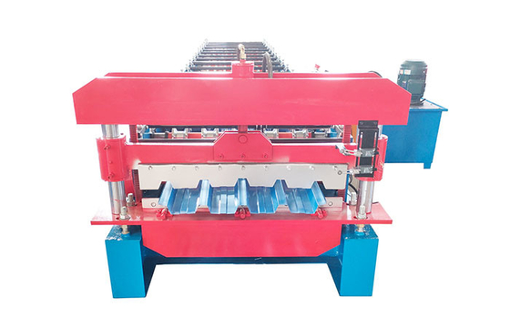 900mm Auto Trapezoidal Metal Roof Panel Making Machine For Thick Sheet Color Steel